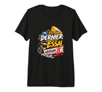 Dernier Essai Version 8 Humour Grimpeur Escalade Indoor T-Shirt Haut de Gamme
