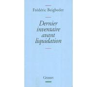 Dernier inventaire avant liquidation