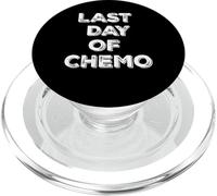 Dernier Jour de Chimio drôle chimiothérapie Combat Patient cancéreux PopSockets PopGrip pour MagSafe