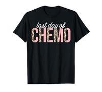 Dernier Jour de Chimio Léopard Chimiothérapie Sensibilisation au Cancer T-Shirt
