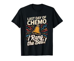Dernier Jour De Chimio Survivant du Cancer Cloche Sonner La T-Shirt