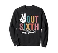 Dernier Jour de Fin d'études de sixième année de Peace Out Sweatshirt