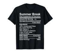 Dernier Jour de Vacances d'été pour Les Enseignants drôles des Enseignants T-Shirt