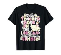 Dernier jour d'école Professeur stupide L'oie en liberté Été T-Shirt