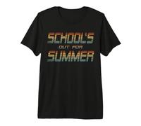Dernier Jour d'école rétro Summer Break Professeur étudiant T-Shirt Haut de Gamme