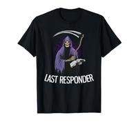 Dernier répondeur drôle Halloween Faucheuse T-Shirt
