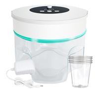 Dernier retrait de bulles de résine, affichage numérique, 3 à 9 minutes, efficacité de 99,99 %, chambre à vide en résine 99 kPa (24 L/min), machine sans air de résine époxy 2 L pour moules, loisirs