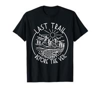 Dernier sentier avant le Veil | Camping Bachelorette T-Shirt