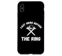 Dernière balançoire Avant Le Ring Balle de Golf Enterrement de Vie de Jeune Fille Coque pour iPhone XS Max