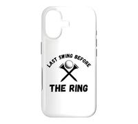 Dernière balançoire Avant Le Ring Balle de Golf Enterrement de Vie de Jeune Fille Coque pour iPhone 17