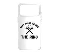 Dernière balançoire Avant Le Ring Balle de Golf Enterrement de Vie de Jeune Fille Coque pour iPhone 17 Pro Max