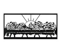 Dernière Cène de Jésus, Tableau Decoration Murale Salon, Deco Maison, Decoration Murale, Decoration Chambre, Décoration Murale, Decoration Salon, Deco Murale, Decoration Murale Metal, 117x56cm