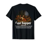 Dernière Cène Jésus Verset biblique Église Dieu Chrétien T-Shirt