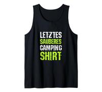 Dernière Chemise de Camping Propre Camping Caravane Cadeaux Débardeur