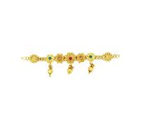 Dernière collection de bijoux dorés Bajuband brassard pour femme, métal, sans pierre précieuse, sans pierre précieuse
