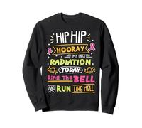 Dernière Radiation Aujourd'hui : sonnez la Cloche : Cancer Warrior Sweatshirt