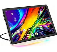 Dernière tablette Android 2025 10,1" avec écran tactile IPS HD, double caméra, 64 Go de stockage d'extension de 1 To, kit de tablettes 8 en 1 avec clavier, étui de protection, souris, stylet, BT 5.4