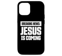 Dernières Nouvelles Jésus Arrive évangélisation chrétienne Coque pour iPhone 12/12 Pro