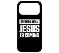 Dernières Nouvelles Jésus Arrive évangélisation chrétienne Coque pour iPhone 17 Pro Max