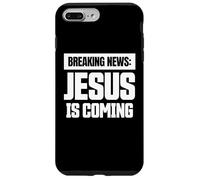 Dernières Nouvelles Jésus Arrive évangélisation chrétienne Coque pour iPhone 7 Plus/8 Plus