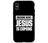 Dernières Nouvelles Jésus Arrive évangélisation chrétienne Coque pour iPhone X/XS