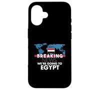 Dernières Nouvelles, Nous Allons en Égypte Voyage en Famille Coque pour iPhone 16