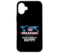 Dernières Nouvelles, Nous Allons en Égypte Voyage en Famille Coque pour iPhone 16 Plus