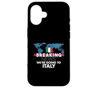 Dernières Nouvelles : Nous Allons en Italie Voyage en Famille Assorti Coque pour iPhone 16