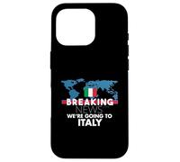 Dernières Nouvelles : Nous Allons en Italie Voyage en Famille Assorti Coque pour iPhone 16 Pro