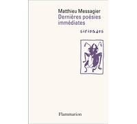 Dernières poésies immédiates: Sérénades