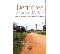Dernières vacances d'Afrique Les turpitudes de l'acrobate de Diénga - Alexis Nicaise Lepengue - Le Lys Bleu - broché - Roman