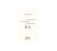 Derniers essais de litterature et d'esthetique - Oscar Wilde - Du Sandre Eds - broché - Essai