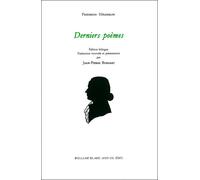 Derniers poèmes - Friedrich Hölderlin - William Blake - broché - Poésie