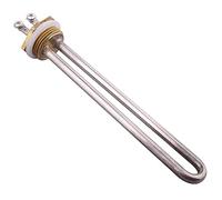 DERNORD Élément chauffant 1500 W 220 V Chauffe-eau électrique 1 pouce 33,25 mm BSP Filetage Bride en cuivre