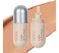 DEROL - Light & Perfect High-concealer Liquid Foundation - 5 Shades #04 - 30ml