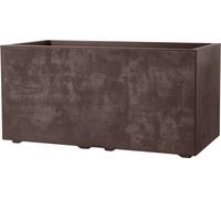 Deroma Bac à Fleurs "Millenium" 79 cm avec Réservoir d'Eau - Brownstone - Brownstone