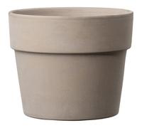 Cache pot rond terre cuite Perfetto Grafite ø15,2 x h.13 cm