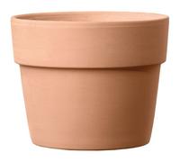 Cache pot rond terre cuite Perfetto White ø15,2 x h.13 cm
