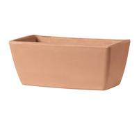 DEROMA-Jardinière bord lisse, couleur claire L42x P17,6x H15,6