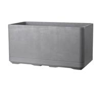 Jardiniere Muret - Cosmo - Ashgrey - A réserve d'eau - Roulettes - 78 cm G