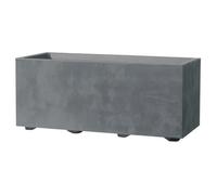 Jardiniere Muret - Millennium R - Ashgrey - A réserve d'eau - 59 cm Gris G