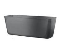 DEROMA Jardinière Origin - 59x22,6 cm - 18 L - Gris