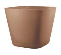 DEROMA Pot de fleurs carré Origin - 28 x 23,5 cm- 12 L - Terre cuite