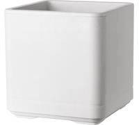 Deroma Pot de Fleurs Quadro Cosmo 38 cm - Blanc perlé