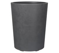 DEROMA Pot de fleurs Vase Millennium R - 43,5 x h53,3 cm - Anthracite - A réserve d'eau