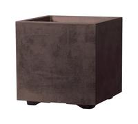 Deroma Pot pour Fleurs et Plantes de la Marque modèle Fioriera 9DF1ZSZ216A Millennium Cube Brownstone