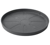 DEROMA-Soucoupe pour pot de fleurs Origin coloris noir Deroma - diamètre 32 cm x 2,9 cm