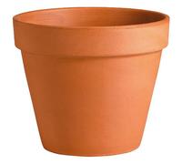 DEROMA-Vase brut rouge en terre cuite diamètre 53 cm