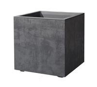 DEROMA Vase Cube Millenium Anthracite 25 x 25 x 25 cm