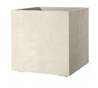 Deroma Vase Millennium Cube 49 Cm Perle